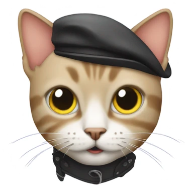 cat as a criminal sticker