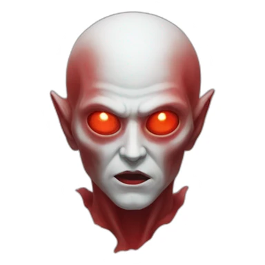 Ghost god red sticker