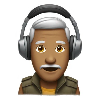 hajolote con audifonos sticker