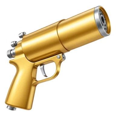 Golden Car paint Sprayer gun sticker