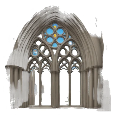 Cathedral window  sticker