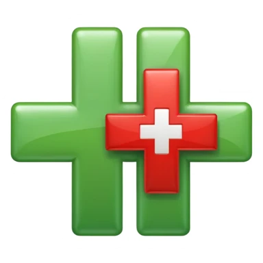 a checkmark and a cross mark next to each other sticker