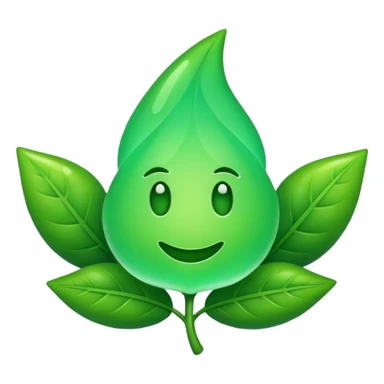 Trebol de 5 hojas emoji black clover sticker