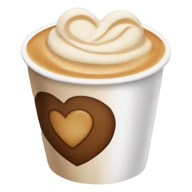 cappucino heart emoji sticker
