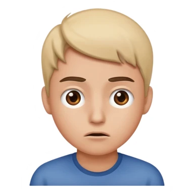 looking to the side confused  sticker