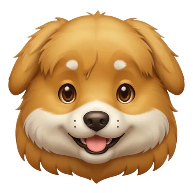 friendly dog animal sticker
