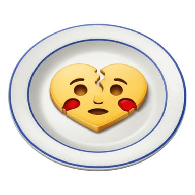 broken plate emoji sticker