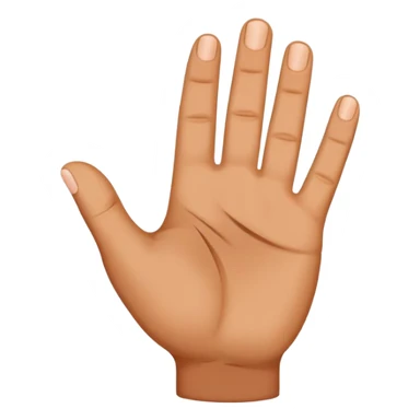 create a C with your pointer finger and thumb sticker