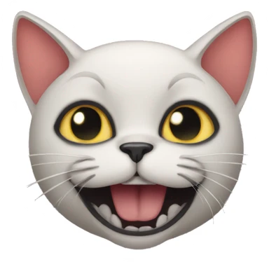 Black cat from hell  sticker