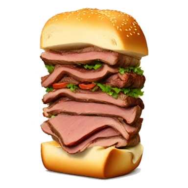 Prime rib sandwich sticker