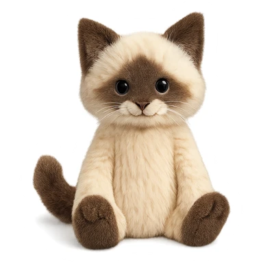 cute ragdoll kitten jellycat plushie sticker