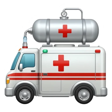  oxygen tank ambulance sticker