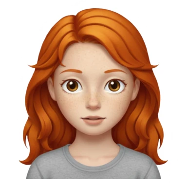 Ginger girl sticker