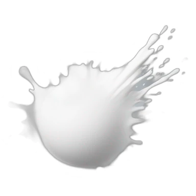 white paint splash sticker