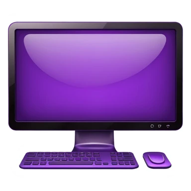 dark purple wide monitor sticker