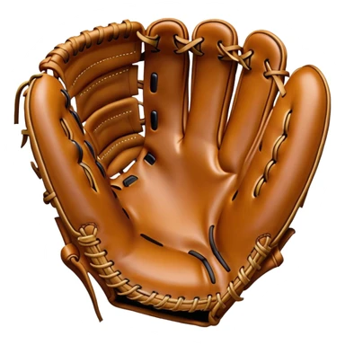 Baseball mitt sticker