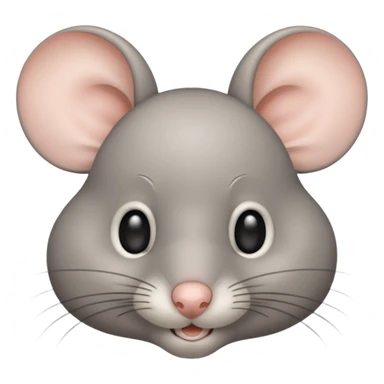 gray mouse sticker