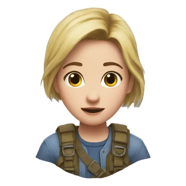 Ellie the last of usLittle bit dezoom sticker