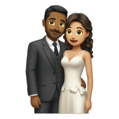 Pareja besando sticker