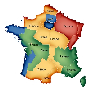 Carte de la France je veux cette couleur #202733 sticker