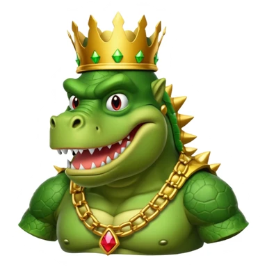 king k rool from donkey Kong Bananza sticker