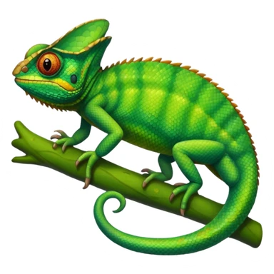 Chameleon sticker