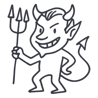 el diablito rojo sticker