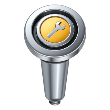 Manual stick shift logo sticker