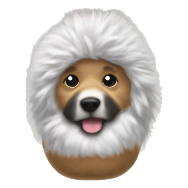 Fluffy slippers￼ sticker