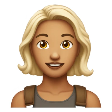 👩🏽‍🦱🐈 sticker