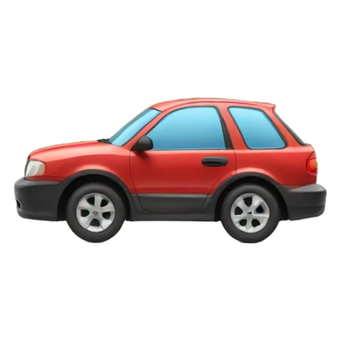 driving car in mountain sticker