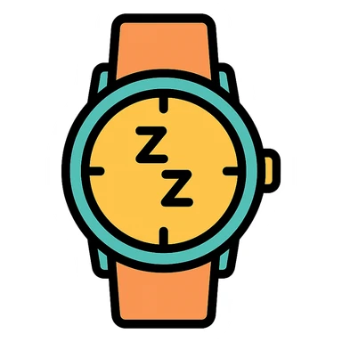 watch, simple and clear, color outline icon style sticker