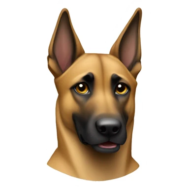 malinois qui prends des notes  sticker