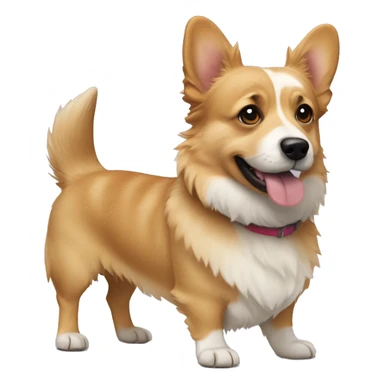 corgi and cairn terrier dog mixed sticker