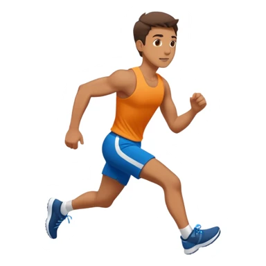 jiggy path with a man running down it sticker