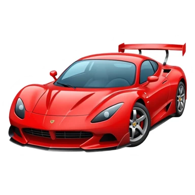 Sport car frontline cartoon iphone emoji sticker