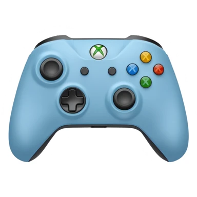 Light blue xbox controller sticker