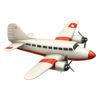 vintage airplane sticker