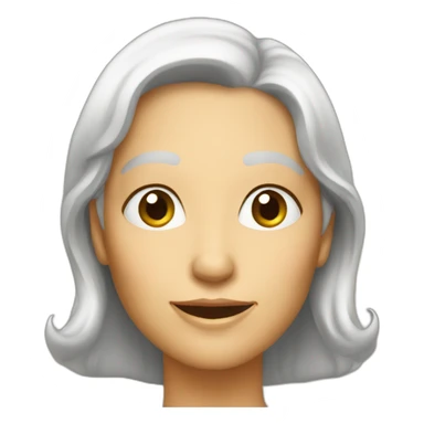 lady old want phone sticker