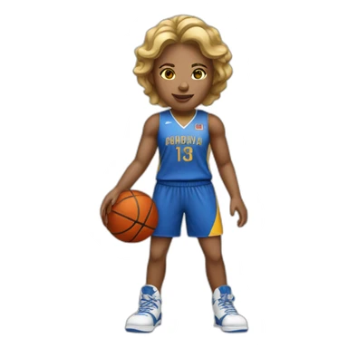 Kadidja Andersson basketball player sticker
