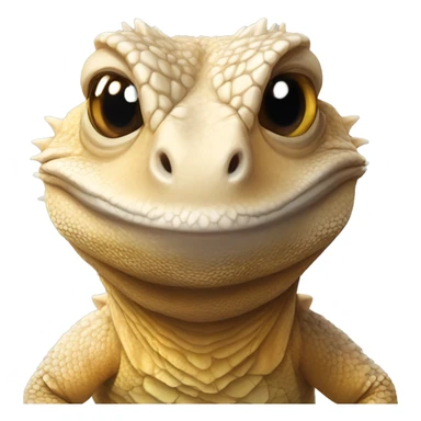 happy bearded dragon sticker