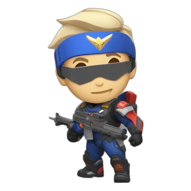 overwatch soldier 76 sticker