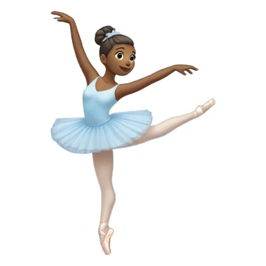 blue ballerina sticker