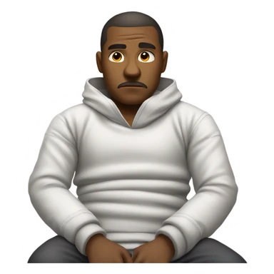 Man sitted in a Straitjacket like he's in an asylum sticker