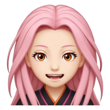 nezuko but bad sticker