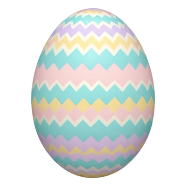 Easter egg, symmetry pattern sticker