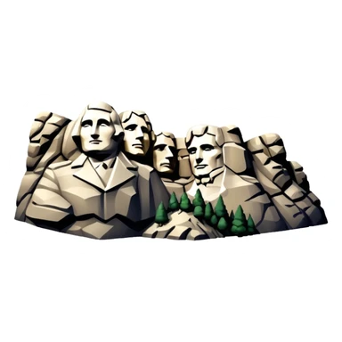 Mount Rushmore sticker