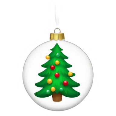 Christmas tree ornament, holiday decorations. sticker