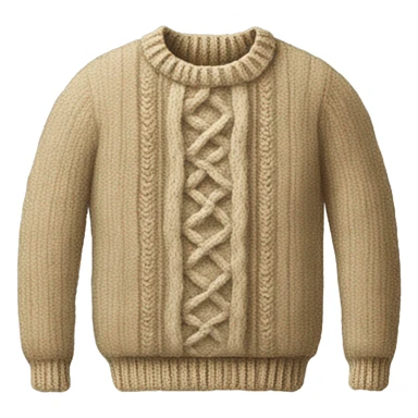 knitted vintage sweater sticker