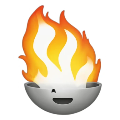 goland programming language logo on fire sticker
